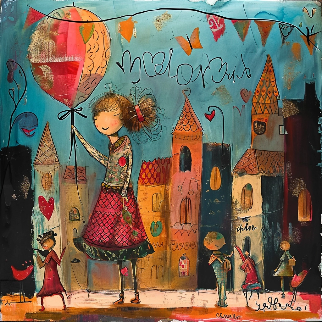 un dessin de personnes qui réenchante le monde